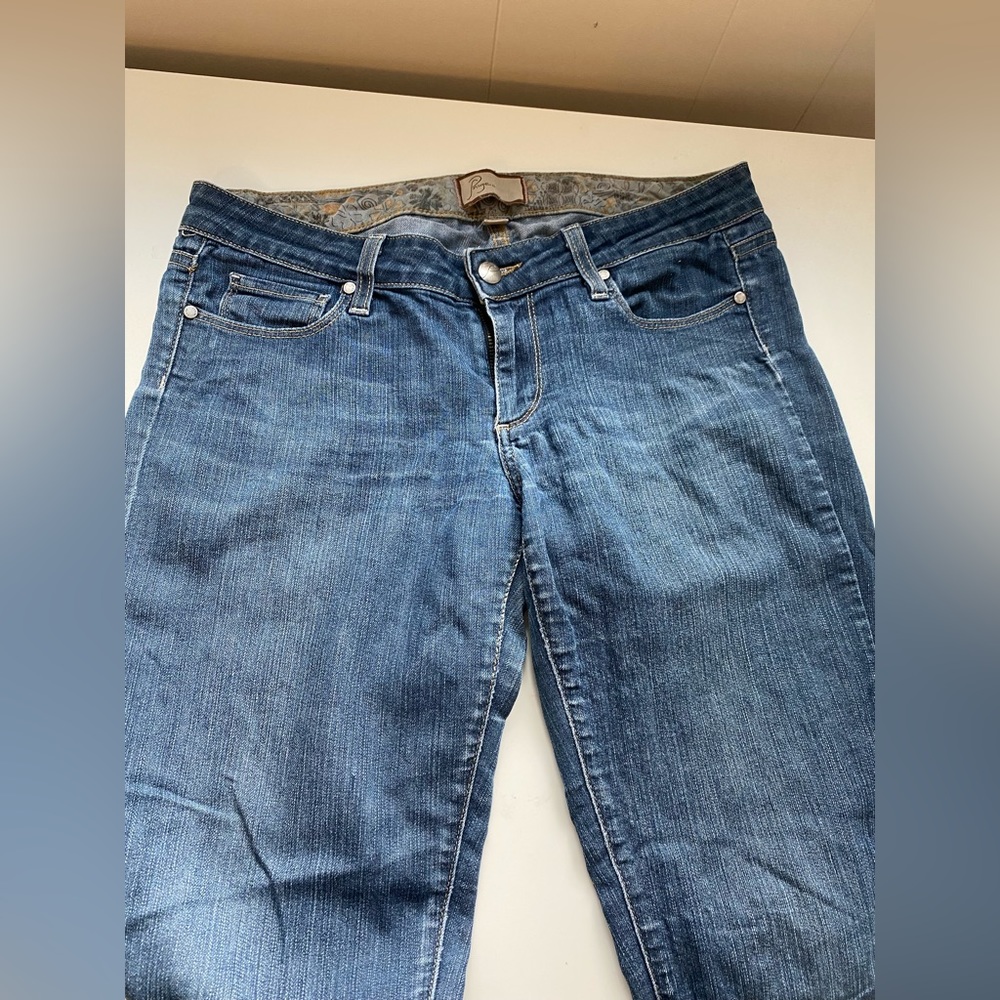 Paige Low Rise Ankle Jeans Size 27